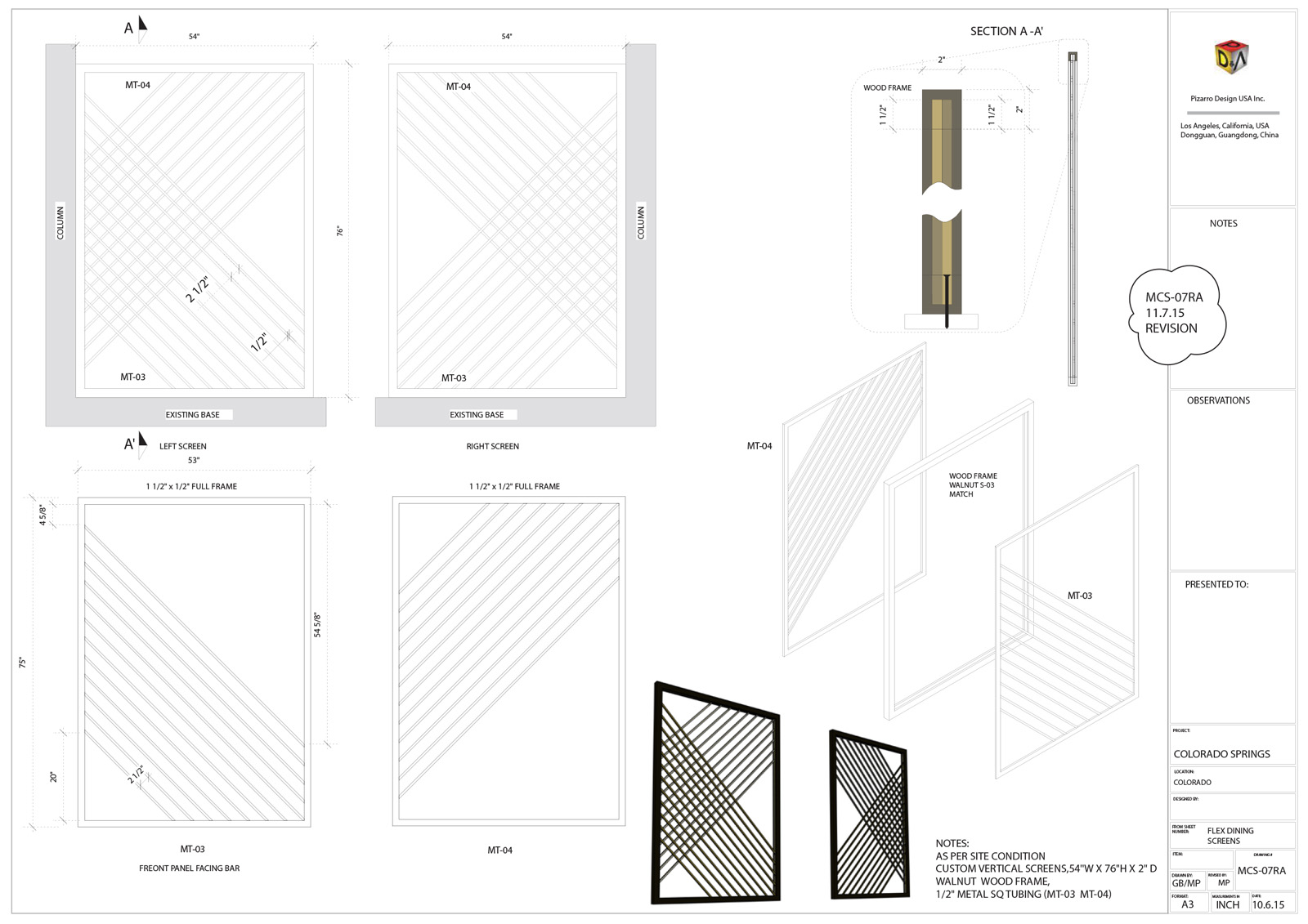 Flex Dining Screens