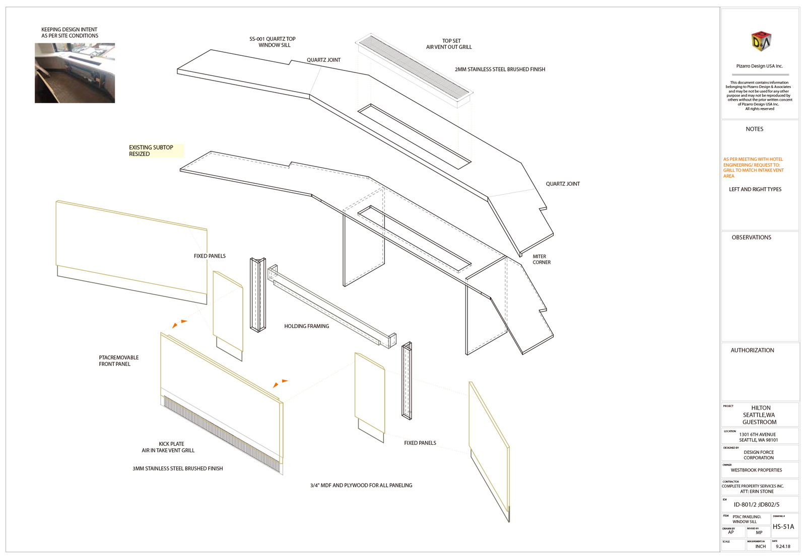 Exploded View Detail