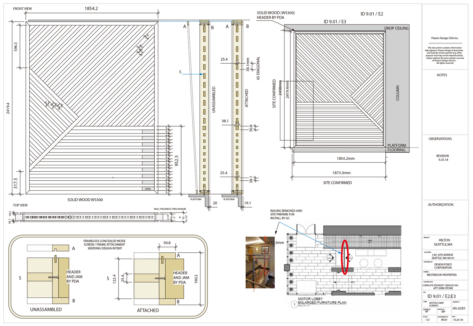 Motor Lobby Screens